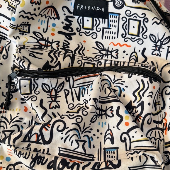 Friends Backpack 16" Book Tote Icon Print - Picture 2 of 3